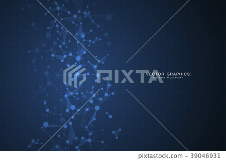 Vector molecule background, genetic and chemical 39046931