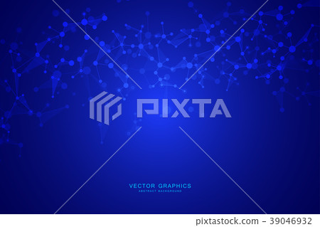 Vector molecule background, genetic and chemical Vector molecule background, genetic and chemical 39046932