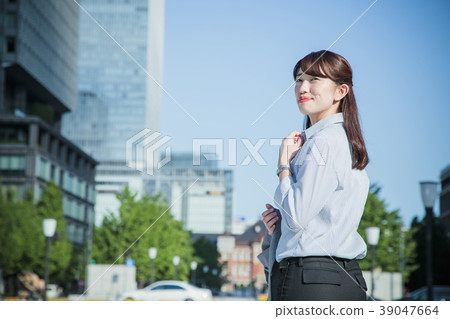 Female Business Woman Casual Office Female Business Woman Casual Office 39047664