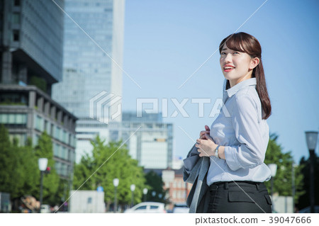 Female Business Woman Casual Office Female Business Woman Casual Office 39047666
