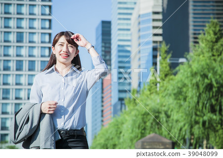 Female Business Woman Casual Office Female Business Woman Casual Office 39048099