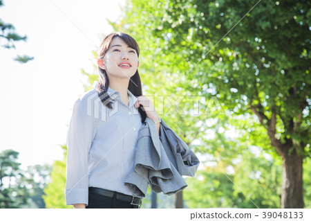 Female Business Woman Casual Office 39048133
