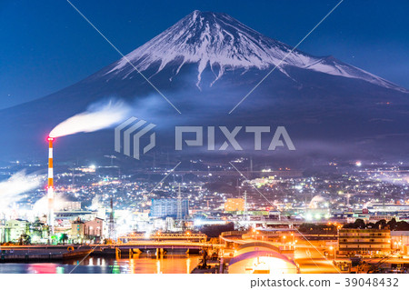 《靜岡縣》從富士山眺望富士山的夜景 39048432