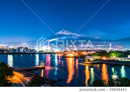 《靜岡縣》從富士山眺望富士山的夜景 39048441