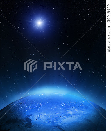 Russia city lights 3d rendering 39049969