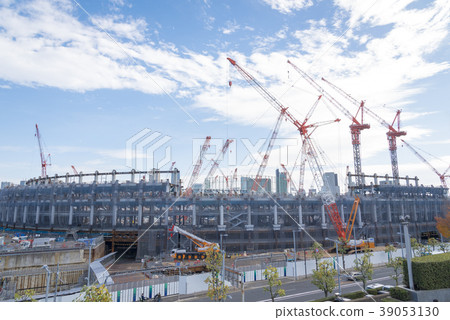 New National Stadium (construction on November 26, 2017) New National Stadium (construction on November 26, 2017) 39053130