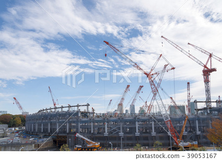 New National Stadium (construction on November 26, 2017) New National Stadium (construction on November 26, 2017) 39053167