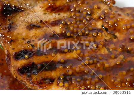 Grilled pork fillet. Grilled pork fillet. 39053511