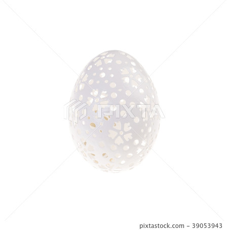 Easter hen's egg with carving. 39053943