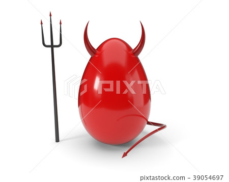 evil easter egg. 3d illustration 39054697