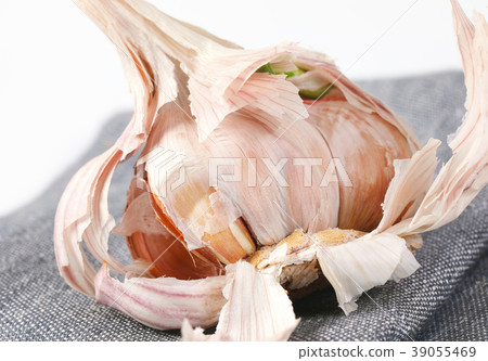 bulb of fresh garlic bulb of fresh garlic 39055469