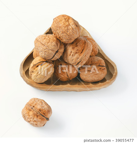bowl of whole walnuts bowl of whole walnuts 39055477