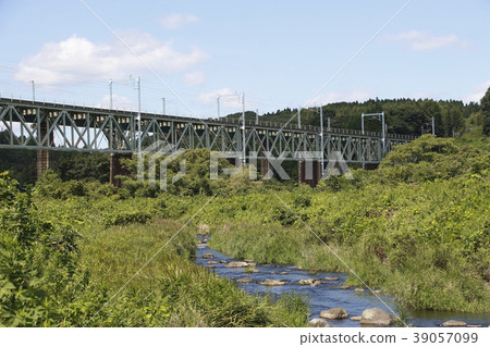 Kurokawa Bridge and Kurokawa (Nago River water system) 39057099