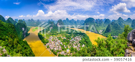 Karst Mountains in Guilin,China 39057416