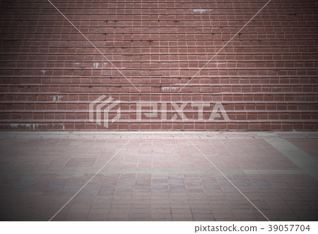 Vintage tile stair and floor background 39057704