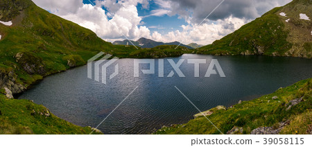 panorama of Capra lake, Romania panorama of Capra lake, Romania 39058115