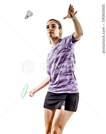 young teenager girl woman Badminton player young teenager girl woman Badminton player 39060000