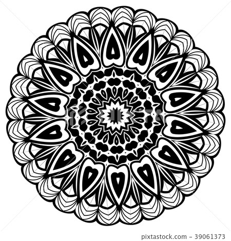 Mandala. Ethnic decorative elements. 39061373