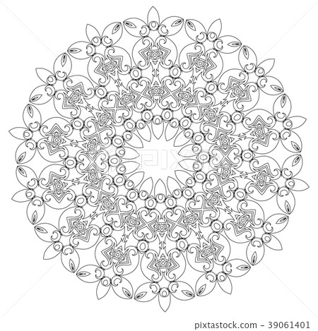 Mandala. Ethnic decorative elements. 39061401