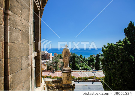 The view from behind the sculpture of Augustus The view from behind the sculpture of Augustus 39061524