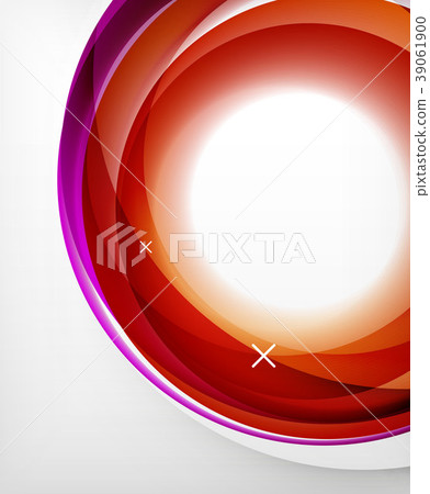 Vector transparent color wave lines abstract Vector transparent color wave lines abstract 39061900