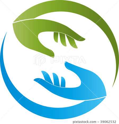 Two hands, helper, team, people, logo 39062532
