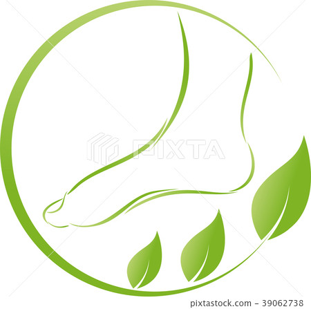 Foot, leaves, foot care, alternative practitioner Foot, leaves, foot care, alternative practitioner 39062738