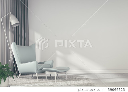 Living room interior in modern style, 3d render Living room interior in modern style, 3d render 39066523