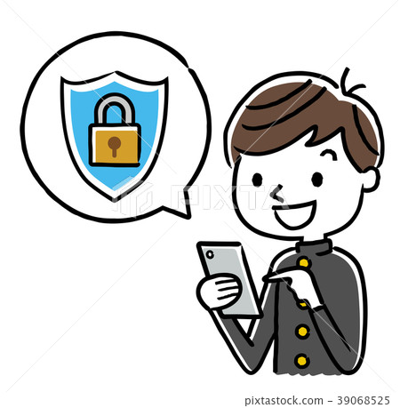 Male students: smartphones, security measures 39068525
