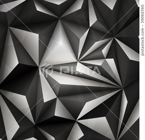 Polygon Abstract Polygonal Geometric Triangle Back - Stock Illustration ...