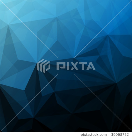 Abstract polygonal triangle Abstract polygonal triangle 39068722