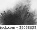 Texture abstract background stain ink, black white 39068835