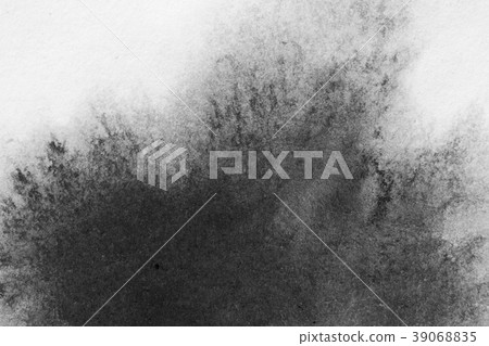 Texture abstract background stain ink, black white Texture abstract background stain ink, black white 39068835