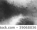 Texture abstract background stain ink, black white 39068836