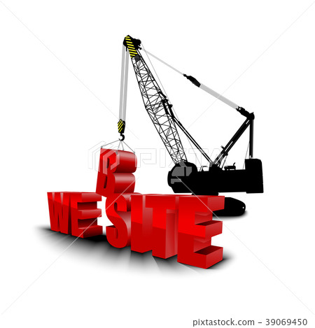 Construction site crane building background Construction site crane building background 39069450