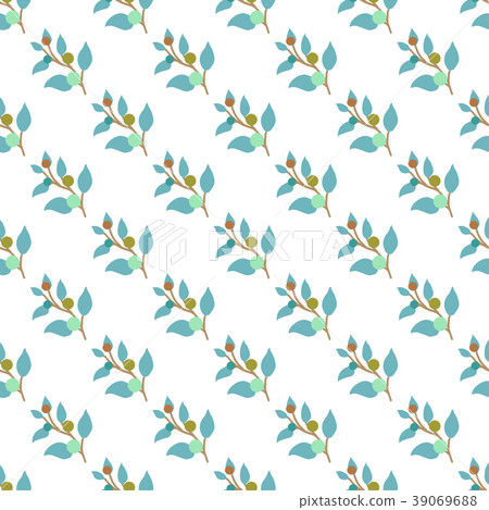 Seamless vector pattern. Pattern of colored twigs Seamless vector pattern. Pattern of colored twigs 39069688
