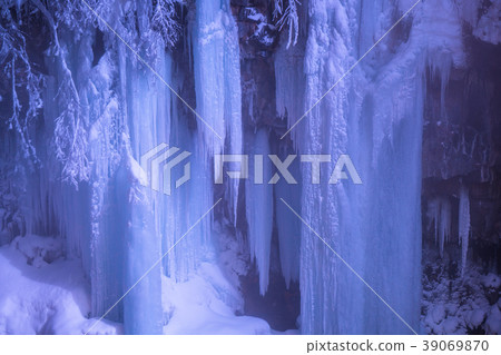 "Hokkaido" Winter Biei, Shirabaki Falls light up "Hokkaido" Winter Biei, Shirabaki Falls light up 39069870