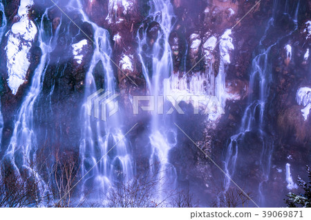 "Hokkaido" Winter Biei, Shirabaki Falls light up 39069871