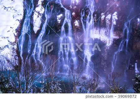 "Hokkaido" Winter Biei, Shirabaki Falls light up "Hokkaido" Winter Biei, Shirabaki Falls light up 39069872