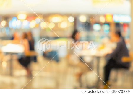 Abstract motion blurred in coffee cafe shop Abstract motion blurred in coffee cafe shop 39070889