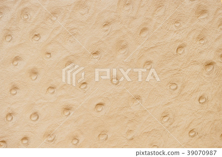 Light Brown texture of genuine leather close-up 39070987