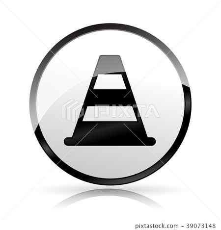 cone icon on white background 39073148