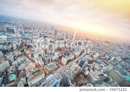 city skyline view of Ikebukuro in tokyo, japan city skyline view of Ikebukuro in tokyo, japan 39073282