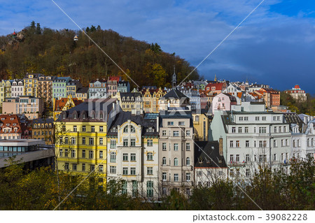 Karlovy Vary in Czech Republic 39082228
