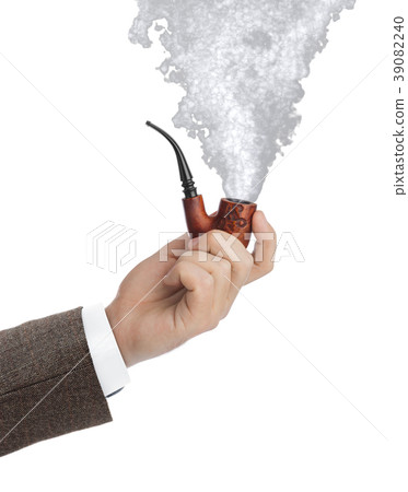Hand with smoking pipe 39082240