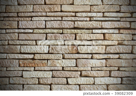 Background of stone wall texture photo 39082309