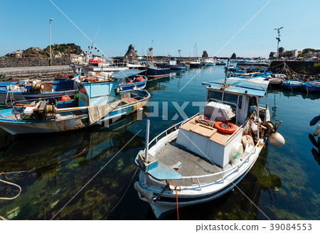 Aci Trezza Marina dei Ciclopi boats harbor, Sicily Aci Trezza Marina dei Ciclopi boats harbor, Sicily 39084553