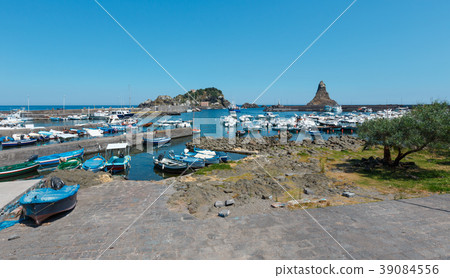 Aci Trezza Marina dei Ciclopi boats harbor, Sicily Aci Trezza Marina dei Ciclopi boats harbor, Sicily 39084556