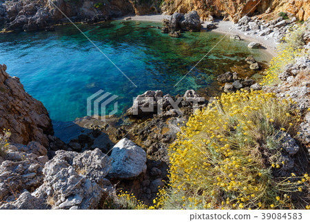 Sea bay in Zingaro Park, Sicily, Italy 39084583