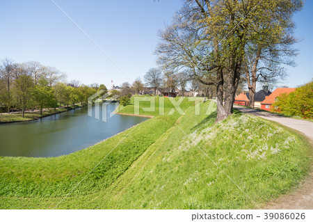 Copenhagen. Citadel Kastellet, a star fortress Copenhagen. Citadel Kastellet, a star fortress 39086026
